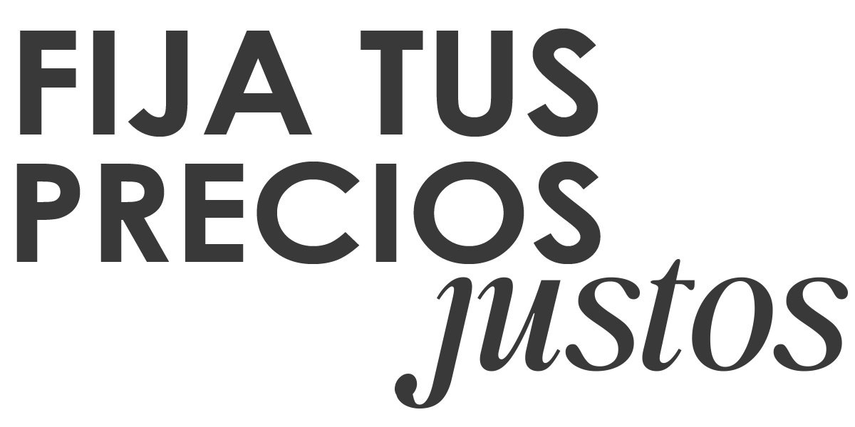 Fija Tus Precios Justos Logotipo Banner Principal
